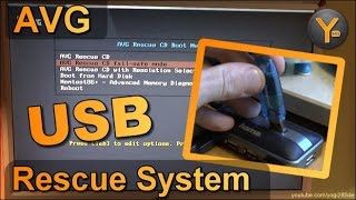 Sicherer VirenScan mit dem bootfähigen AVG Rescue USBStick [upl. by Adamik]