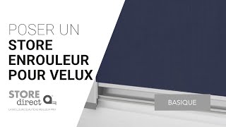 Comment pose un store pour Velux Basique  Store Direct® [upl. by Aliakim]