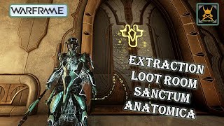 Warframe Guide Secret Location EXTRACTION LOOT ROOM SANCTUM ANATOMICA [upl. by Nasus]