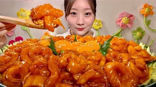 ASMR Salmon Noodle Yukhoe Rice Bowl【Mukbang Eating Sounds】【English subtitles】 [upl. by Bust605]