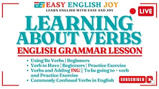 Learning About Verbs  English Grammar Lesson [upl. by Muldon8]