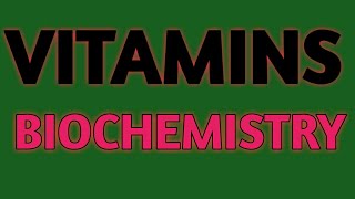 VITAMINS TOPIC IN BIOCHEMISTRY FOR RAJASTHAN PHARMACIST EXAM PREPARATION [upl. by Alenoel]