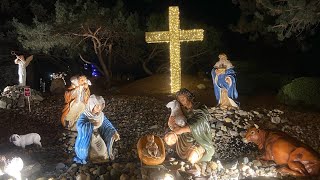 Nativity grotto at Bronners CHRISTmas Wonderland [upl. by Creedon]