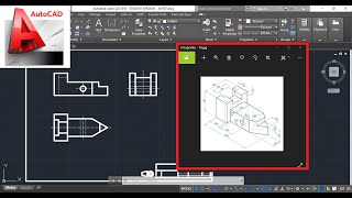 Autocad 3 Görünüş Çıkarma Teknik Resim Uygulamaları [upl. by Imac913]