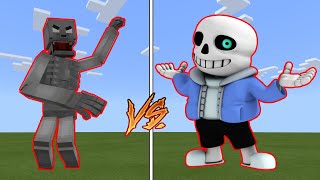 SCP096 V3 vs SANS in Minecraft PE [upl. by Sorrows901]