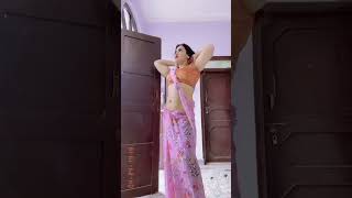 Hot sanaya khan dancing in saree [upl. by Neelsaj]