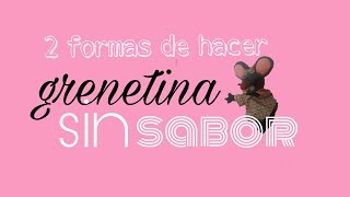 2 formas de hacer la Grenetina sin sabor Receta facil [upl. by Annaerda]