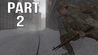 Call of Duty 2 Gameplay Walkthrough Part 2  Russian Campaign  Not One Step Back 12 [upl. by Oiruam]