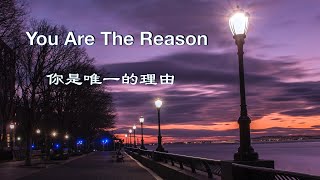 You are the reason  Lyrics  你是唯一的理由  中英字幕  Calum Scott [upl. by Sisile]