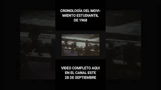 Cronología del Movimiento Estudiantil curiosidadesm tlatelolco [upl. by Nerrat314]