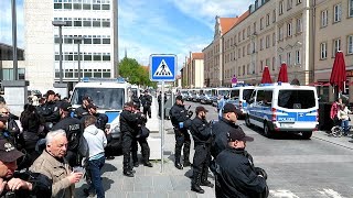 Neubrandenburg Der 1Mai 2018 auf dem Marktplatz [upl. by Thorncombe]