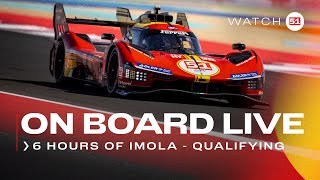 Onboard car 51 for QUALI at WEC Imola 6H  Ferrari Hypercar [upl. by Kisung]