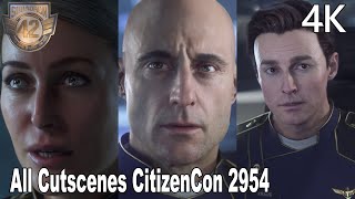 Squadron 42 All Cutscenes CitizenCon 2954 4K [upl. by Anana]