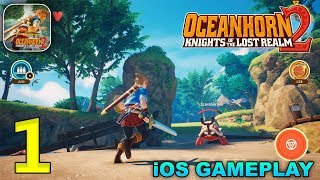 OCEANHORN 2  iOS GAMEPLAY Apple Arcade  Part 1 [upl. by Llertnac]