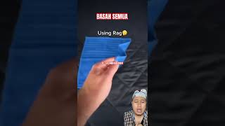 BASAH SEMUA 🥴🥰 diy blanket cleaning comfortblanket cleaninghacks [upl. by Reinhart310]