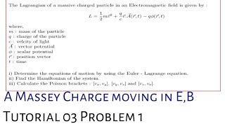 Poisson Bracket Problem  Tutorial 03 Problem 1c Classical Mechanics [upl. by Nosnevets]