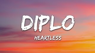 Diplo  Heartless Lyrics ft Morgan Wallen [upl. by Annelak]