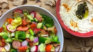 Fattoush Recipe  Fattoush Salad  Healthy Salad Recipe [upl. by Cyler]