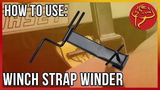 How to Use Winch Strap Winder from Mytee Products [upl. by Ballou379]