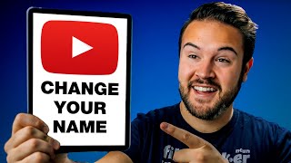 How to Change YouTube Channel Name Desktop amp Mobile [upl. by Godfree]