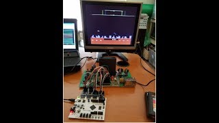 MCL65 6502 FPGA core running Defender on Atari 2600 [upl. by Gertrude]