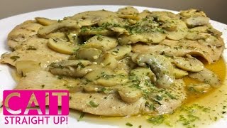 Chicken Marsala Recipe From Scratch  Cait Straight Up [upl. by Scherman]