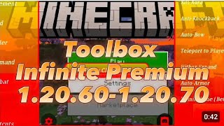 Toolbox For Minecraft PE 12070infinite premiumToolbox MCPE workingROYALMINECRAFTGAMER800 [upl. by Vivianna]