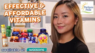 PURITANS PRIDE EFFECTIVE amp AFFORDABLE VITAMINS available at WATSONS [upl. by Aitrop]