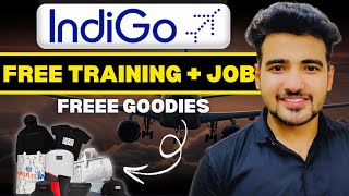 Indigo Offering 6Months Free Training  Job With Indigo Airline  College Students in Airport Jobs [upl. by Eyeleen709]