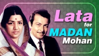 Lata Mangeshkar for Madan Mohan HD Jukebox  Top 10 Lata songs for Music Director Madan Mohan [upl. by Alaikim909]