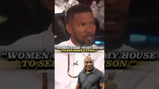 JAMIE FOXX ON SAVING STEVIE WONDER FROM A BRAWL INVOLVING MIKE TYSON AND FAN theellenshow [upl. by Cordula]