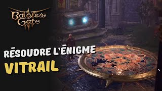 Énigme du vitrail dans le monastère  Baldurs Gate 3 FR [upl. by Kieryt]