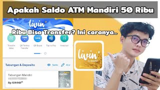 Apakah Saldo ATM Mandiri 50 Ribu Bisa Transfer Ini caranya [upl. by Cohe]