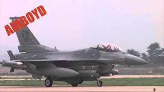 F16 Sorties Osan Air Base [upl. by Ursa]