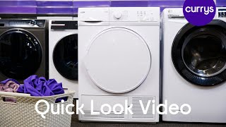 LOGIK LCD8W23 8 kg Condenser Tumble Dryer  Quick Look [upl. by Naji]