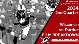 Wisconsin vs Purdue 2024 2nd Quarter Breakdown  The Dairy Raid [upl. by Mauceri]