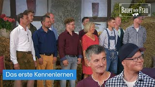 Das erste Aufeinandertreffen 👨🏼‍🌾👩🏼‍🌾 ❤️ I Bauer sucht Frau [upl. by Crisey]