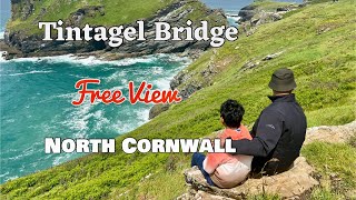 Tintagel Free View from Glebe Cliff  Stunning Coastal Walk North Cornwall tintagel cornwall [upl. by Liuqa]