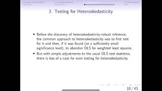 83a Testing for Heteroskedasticity BP test [upl. by Nelie18]