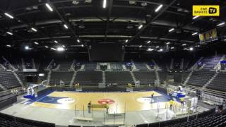 Gameday Aufbau in der großen EWE Arena [upl. by Dugan]