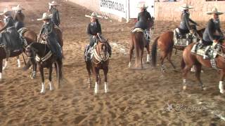 Escaramuzas Estatal Charro Zacatecas 2013 TELEPAISA [upl. by Neeruam]