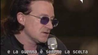 U2  Bono Vox Pavarotti  live Pavarotti amp friends 2003  Ave Maria [upl. by Cletis362]