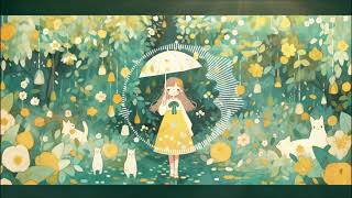 まったりフリーBGM ｜甘雨のシャワー｜ほのぼの ゆったり カフェ かわいい BGM [upl. by Norred43]