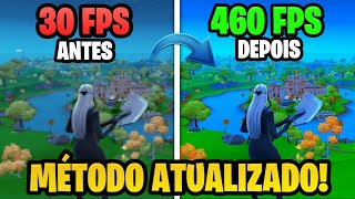 🚨COMO AUMENTAR MUITO o FPS e REDUZIR INPUTLAG no FORTNITE TEMPORADA 4 RODAR FORTNITE em PC FRACO [upl. by Nelehyram]