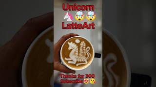 Unicorn LatteArt coffee latteart barista umeshgranja fyp automobile trending goviral [upl. by Lisle282]