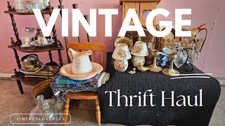 HUGE vintage thrift haul [upl. by Daphene76]