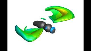 CFD Simulations of Diptera configuration at low Reynolds number in trimmed forward flight [upl. by Aizatsana]