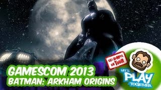 Batman Arkham Origins mit SgtRumpel  LPT mit Gronkh und Sarazar auf der gamescom 2013 [upl. by Sucramal]