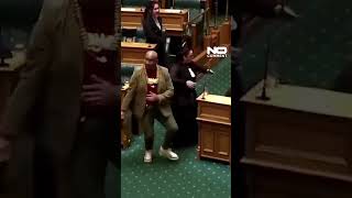 Haka in New Zealands parliament [upl. by Rodablas]