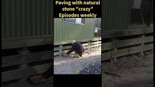 How to Build a Natural Sandstone Walkway DIY  Flagstone PavingShorts [upl. by Oys]